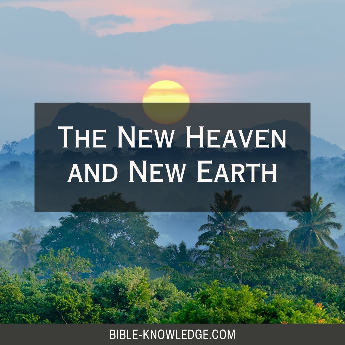 new heaven and earth