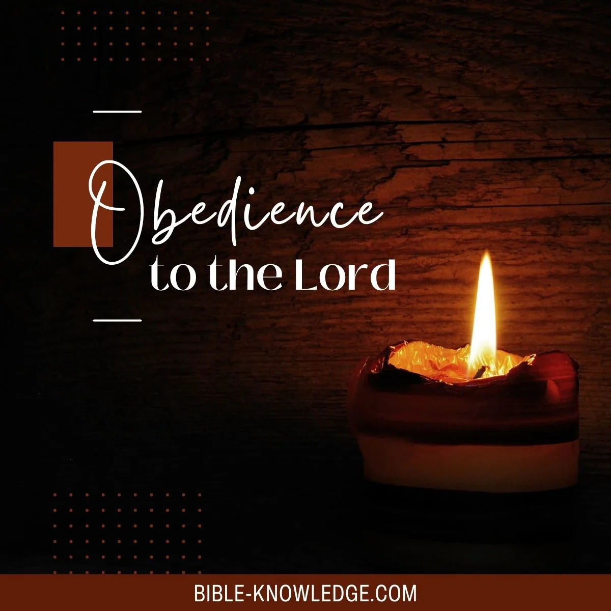 Obedience to the Lord