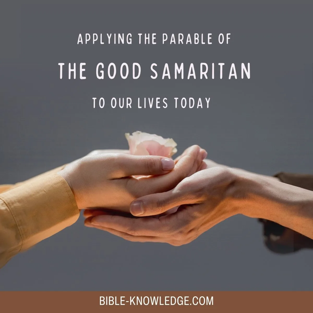 Applying the Parable of the Good Samaritan to Our Lives Today