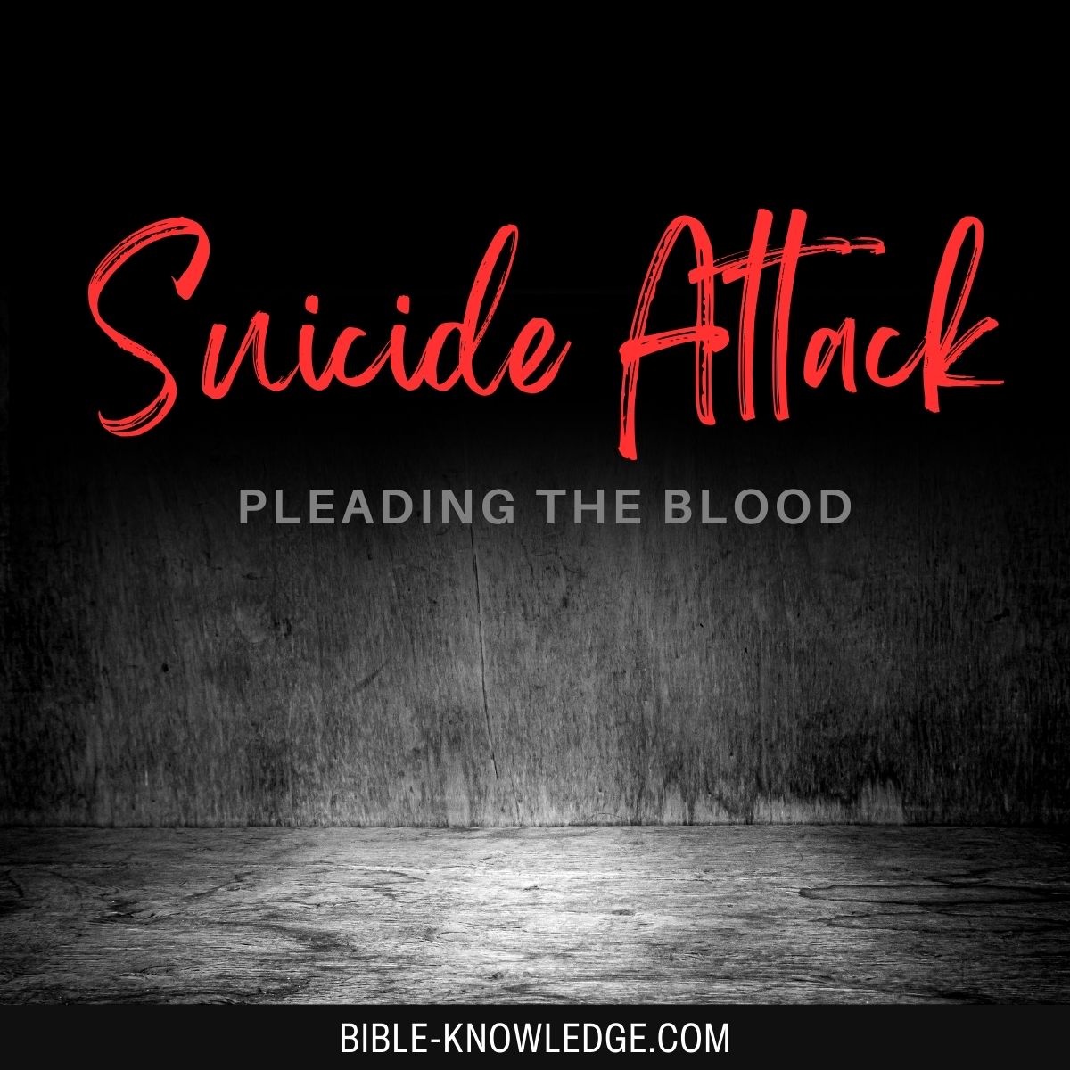 Suicide Attack - Pleading The Blood